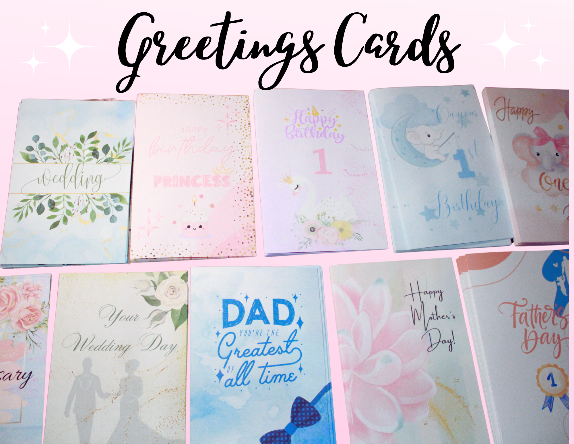 GREETING CARDS FOR ANY OCCASION