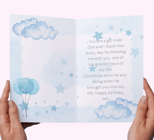 1St Birthday Baby Boy Greeting Cards #4 designed for various occasions, featuring unique artwork and messages.