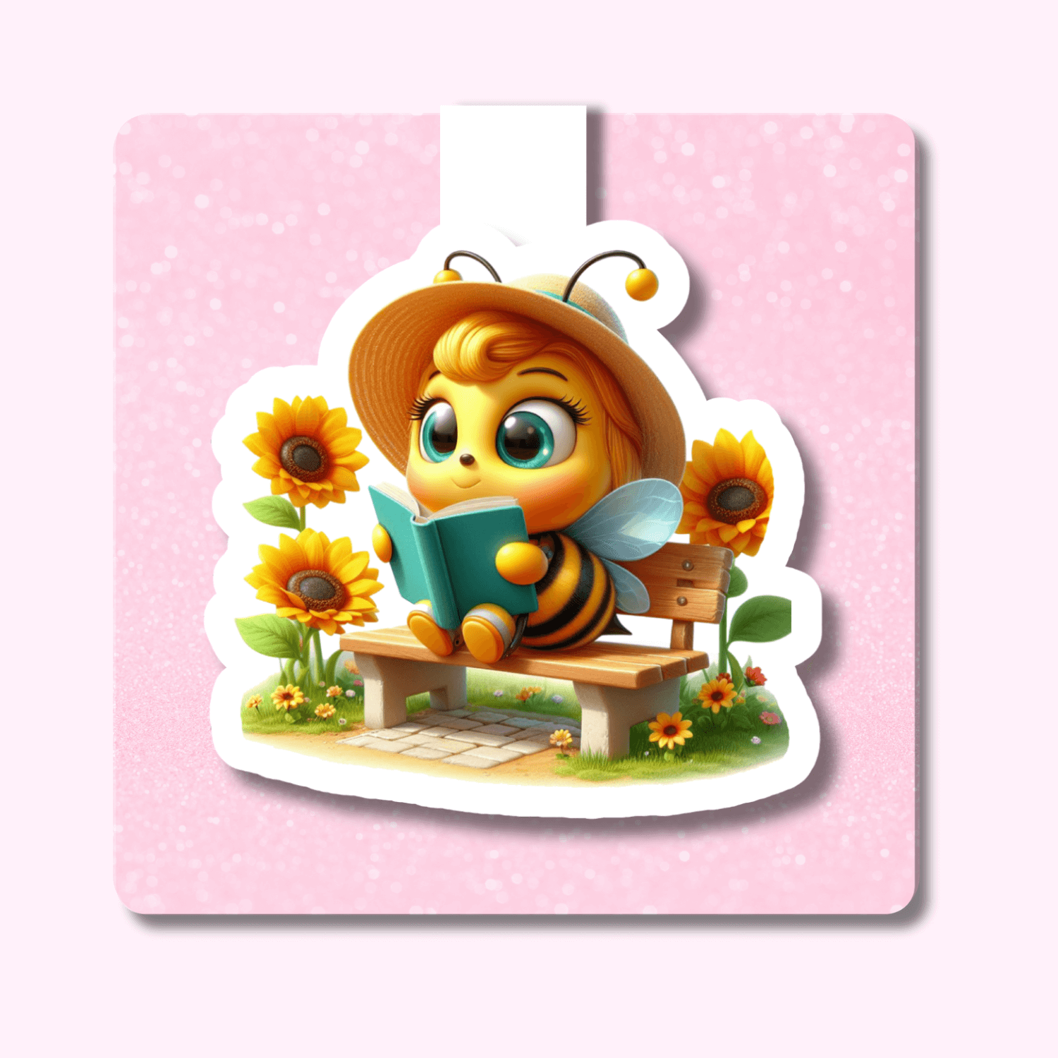 Magnetic Bookmark featuring unique artwork, perfect for personal style and expression.