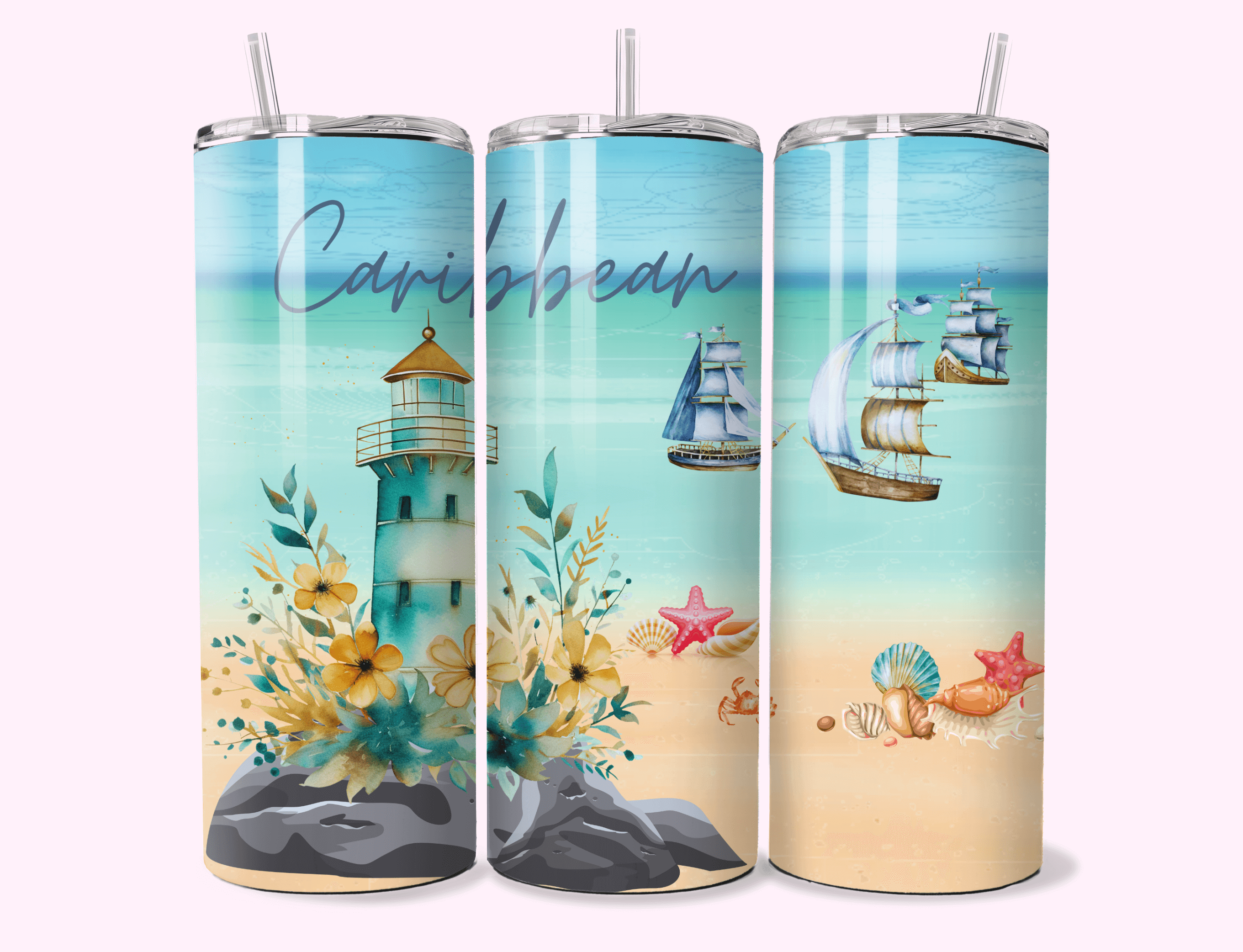 Double-walled stainless steel, designed for insulation to keep drinks hot or cold for longer periods.