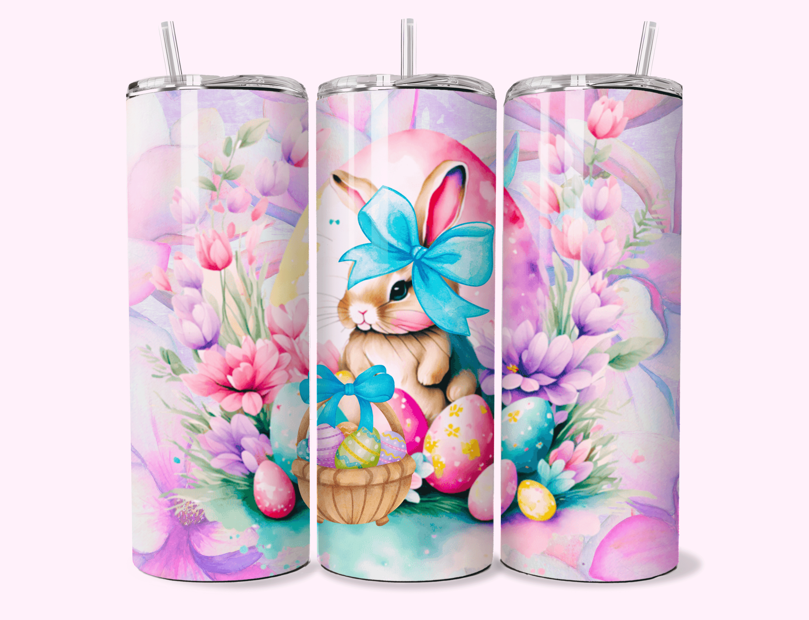 Easter Bunny - Tumbler featuring unique artwork, perfect for personal style and expression.
