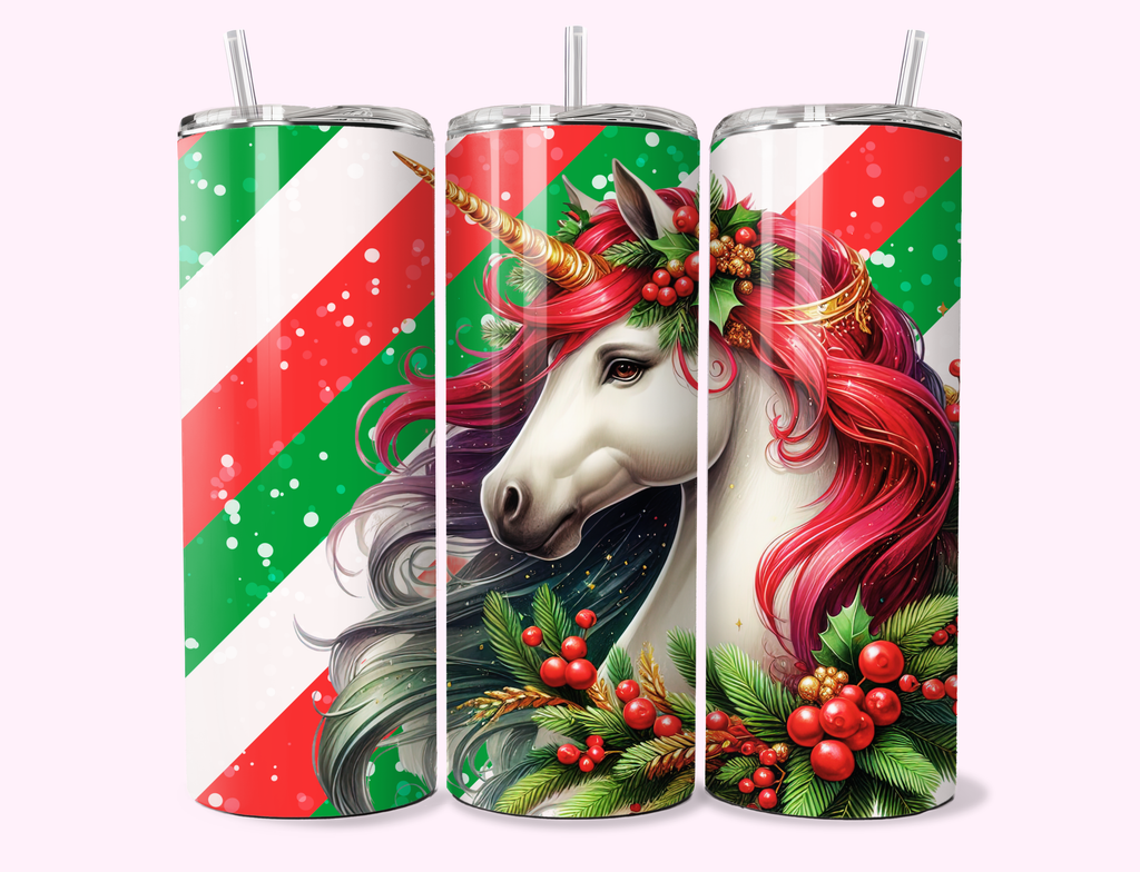 Christmas Unicorn - 20oz Tumbler