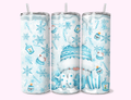 Snowflake designed a 20 oz tumbler with unique artwork