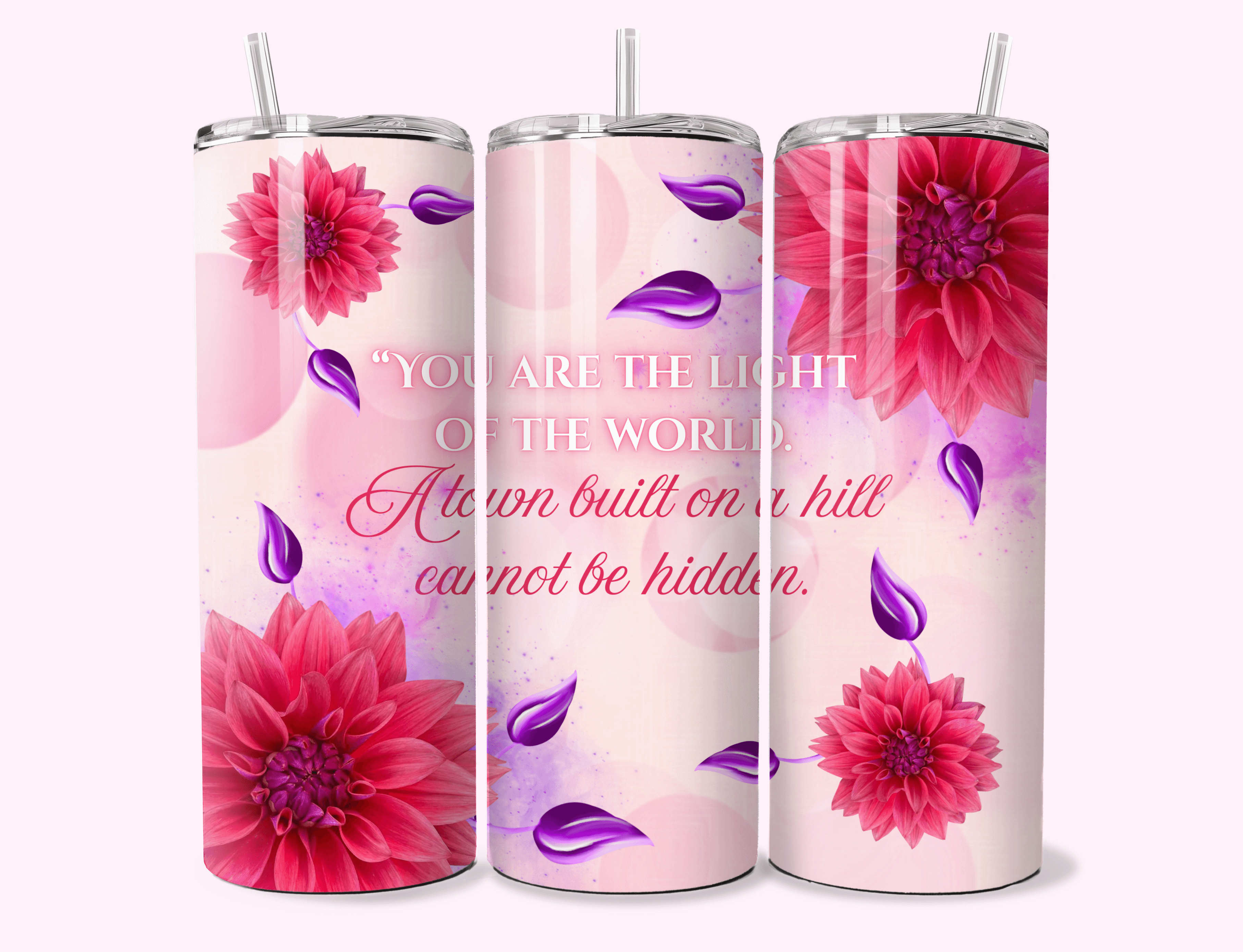 The Light Of The World - 20oz Tumbler featuring unique artwork, perfect for personal style and expression.
