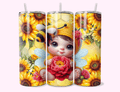 Bee - 20oz Tumbler featuring unique artwork, perfect for personal style and expression.