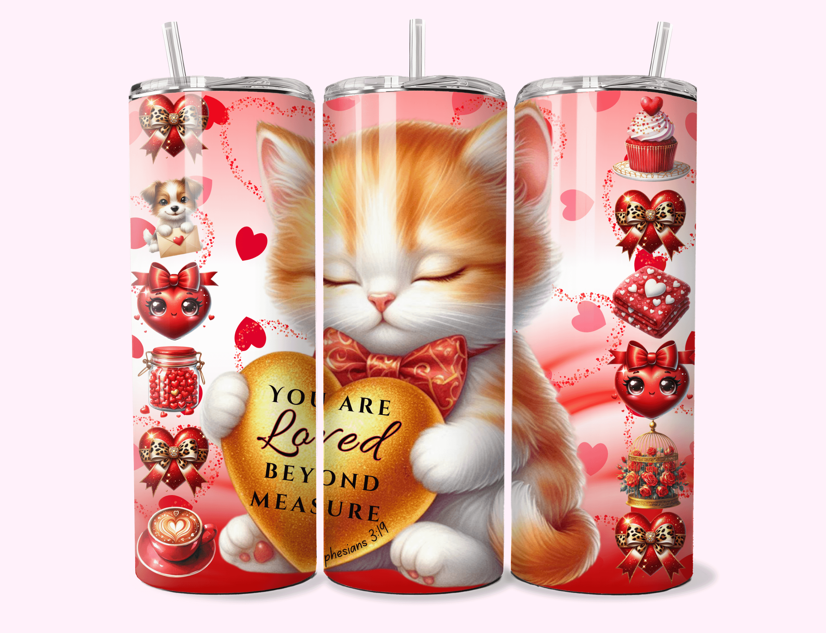 You Are Loved - 20oz Tumbler featuring unique artwork, perfect for personal style and expression.