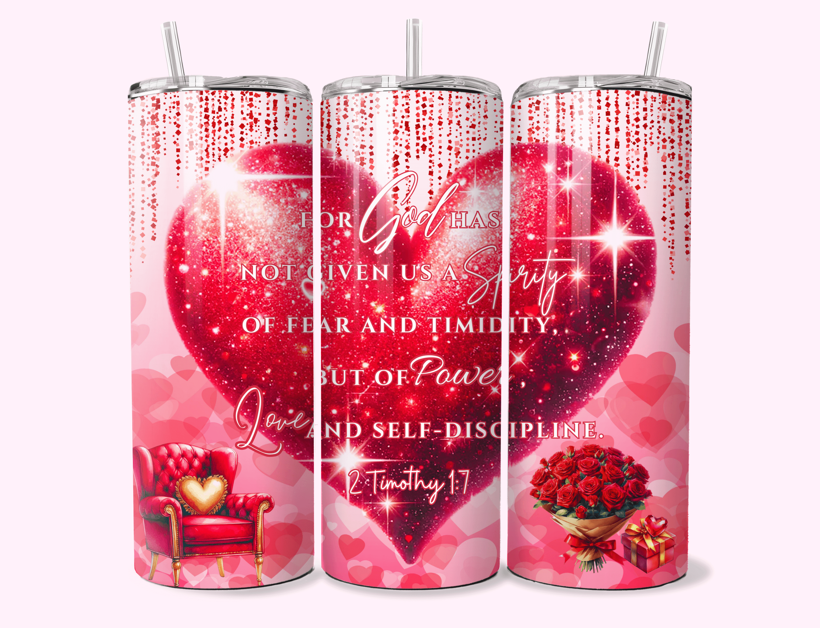 Heart - 20oz Tumbler featuring unique artwork, perfect for personal style and expression.