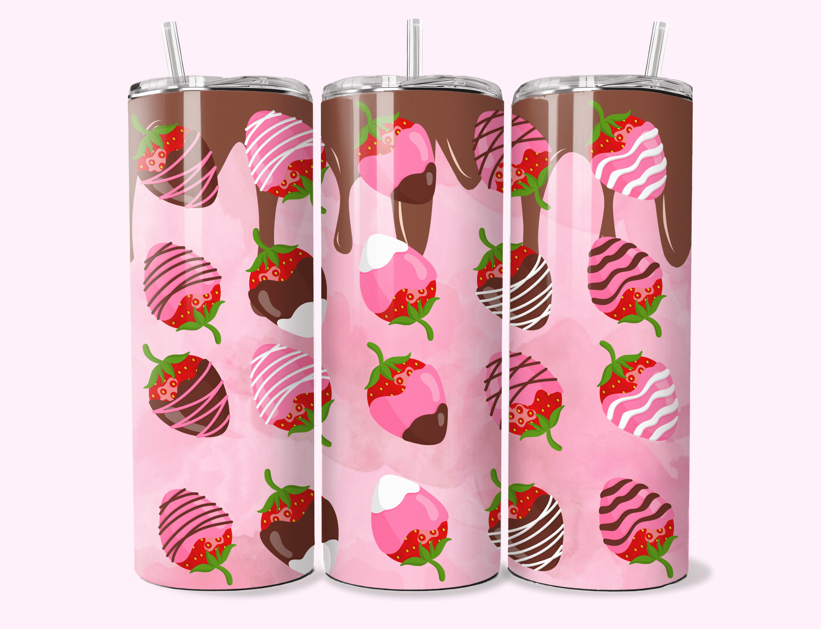 Choco-berries - Tumbler featuring unique artwork, perfect for personal style and expression.