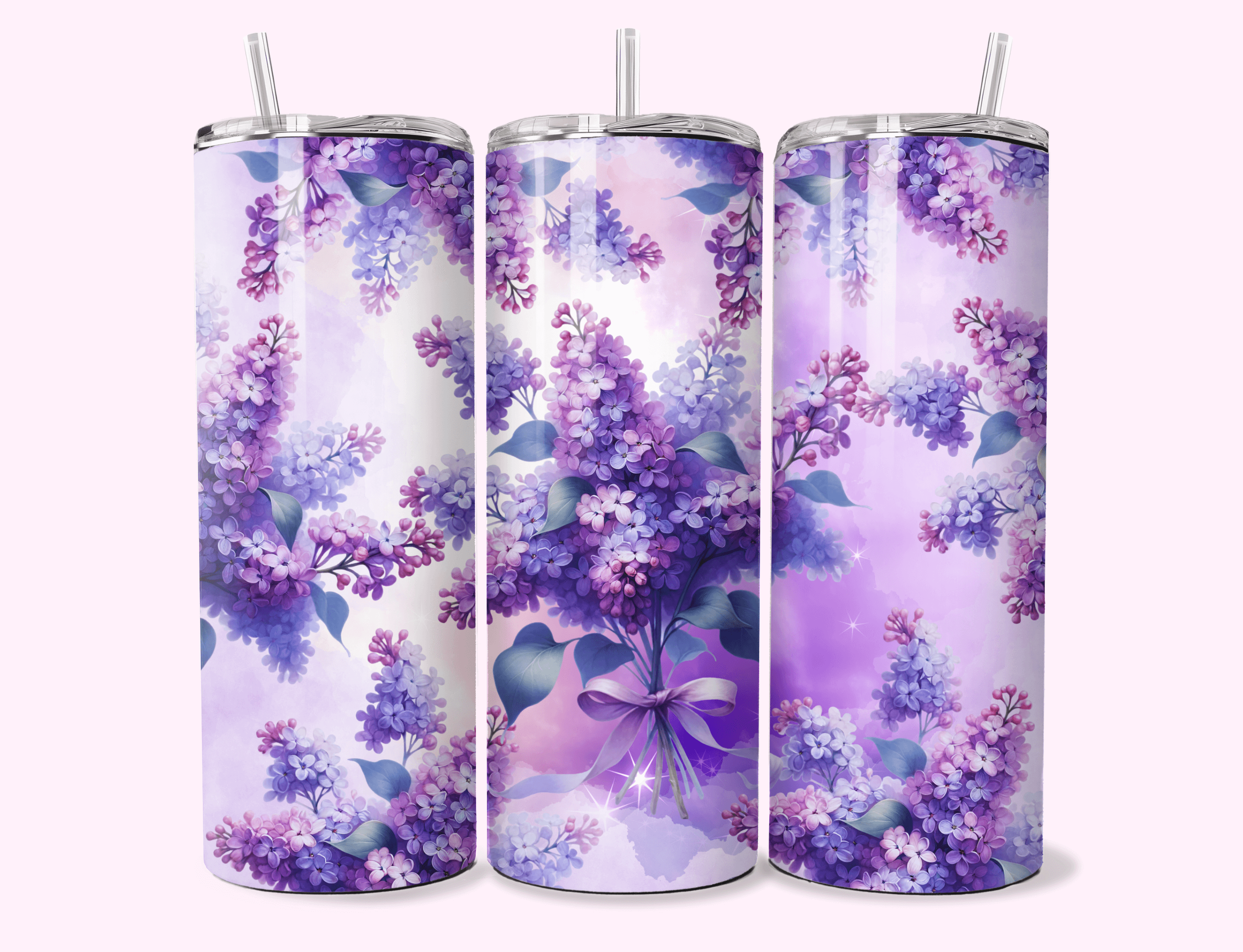Lavender Flower - Tumbler featuring unique artwork, perfect for personal style and expression.