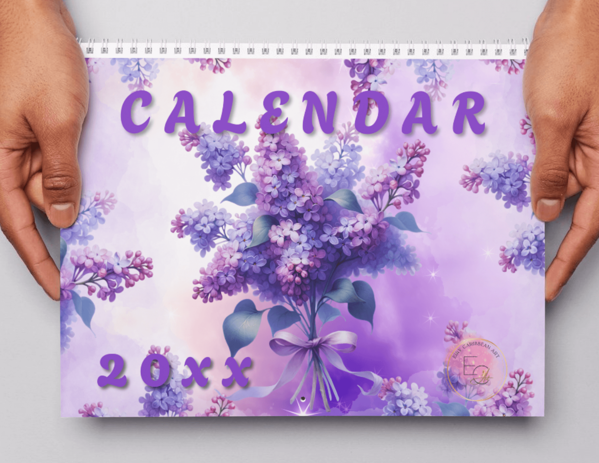 Lavender Flower Calendar