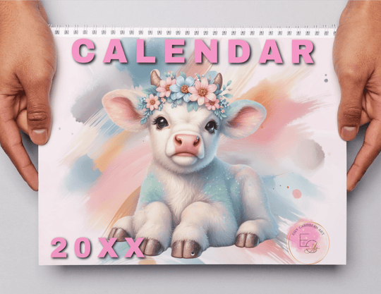 Cute Animals Girl Calendar