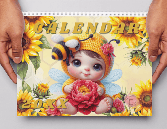 Calendario infantil de animales salvajes