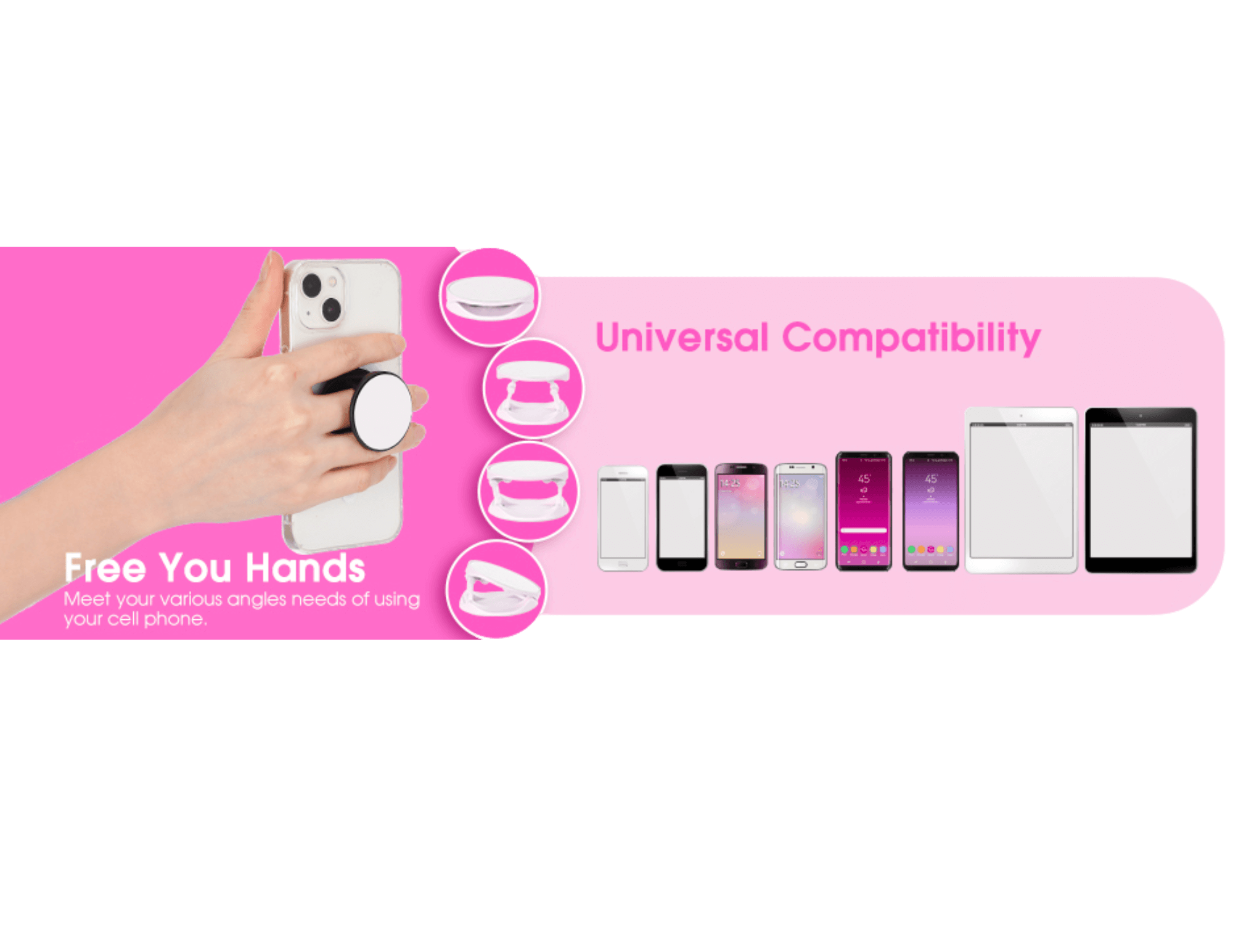 Custom - Phone Grip Holder featuring your unique artwork, perfect for personal style and expression.