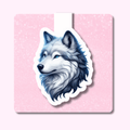 Wolf - Magnetic Bookmark featuring unique artwork, perfect for personal style and expression.