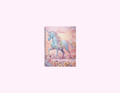 Sparkle Unicorn - Small Notebook With Bible Text (3"x 4") featuring unique artwork, perfect for personal style and expression.