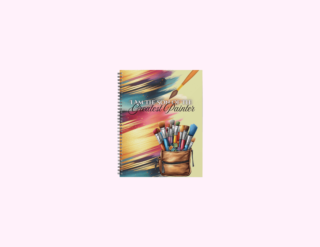 Greatest Painter - Small Sketchbook With Bible Text (3"x 4") featuring unique artwork, perfect for personal style and expression.