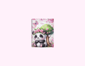 Pink Koala - Small Sketchbook With Bible Text (3"x 4") featuring unique artwork, perfect for personal style and expression.