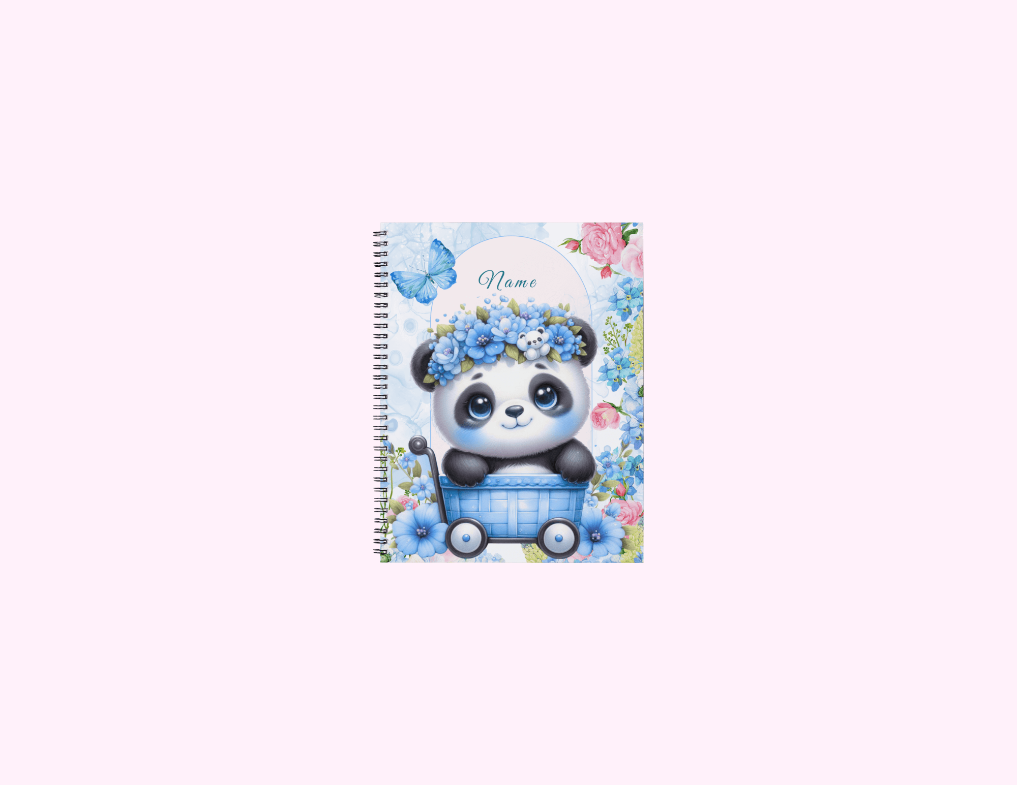 Blue Koala - Small Sketchbook With Bible Text (3"x 4") featuring unique artwork, perfect for personal style and expression.