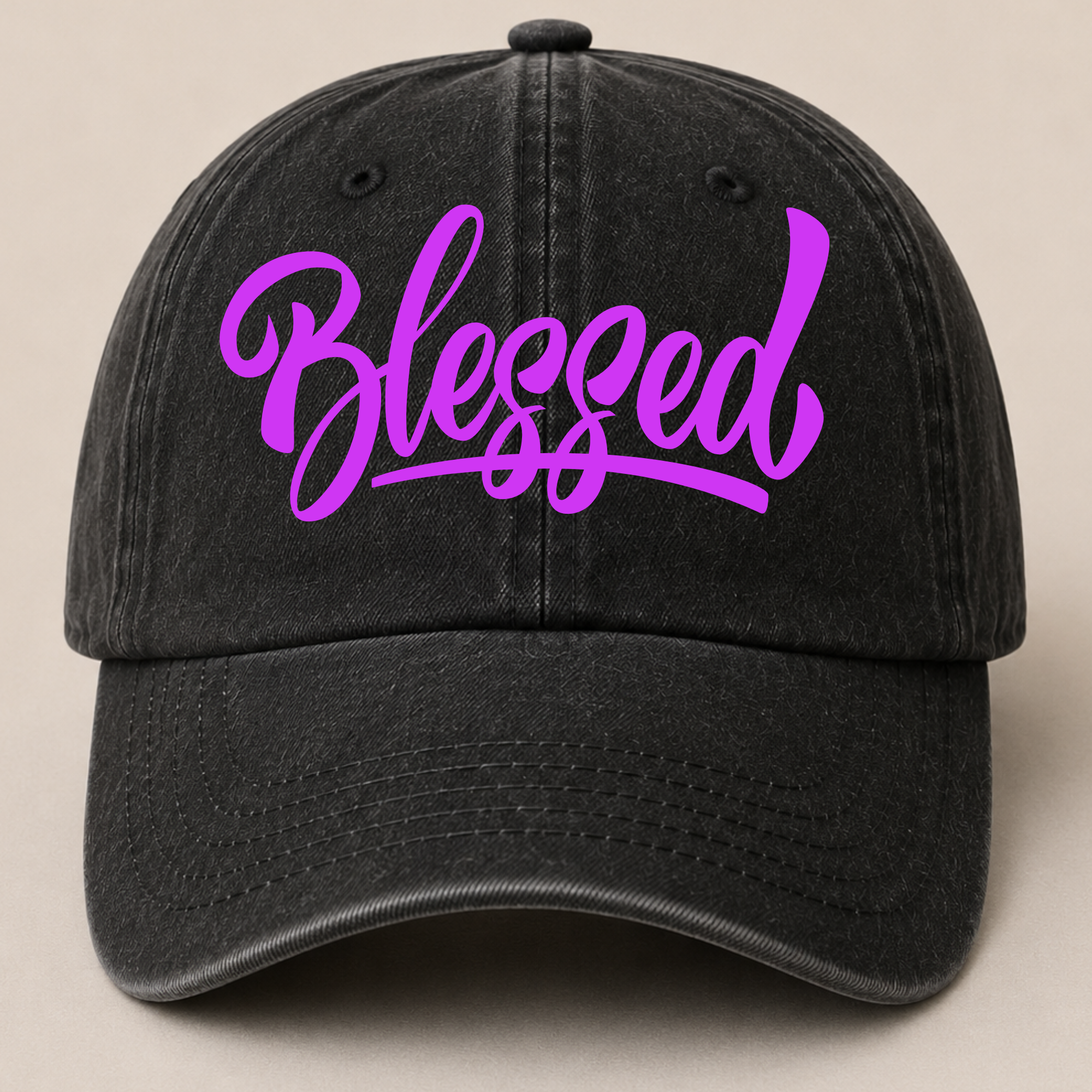 Retro Washed Neutral Cap - Women