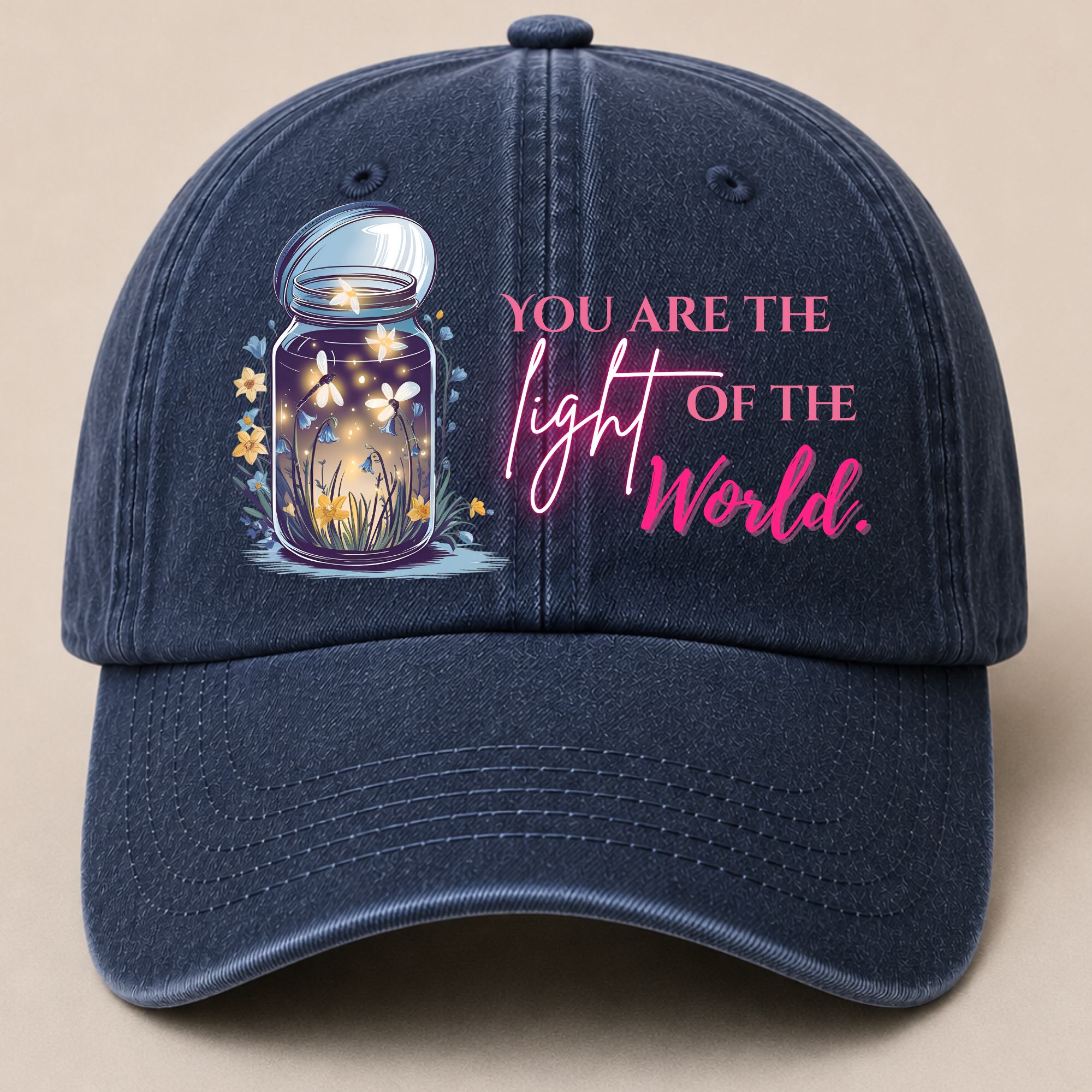 Retro Washed Neutral Cap - Women