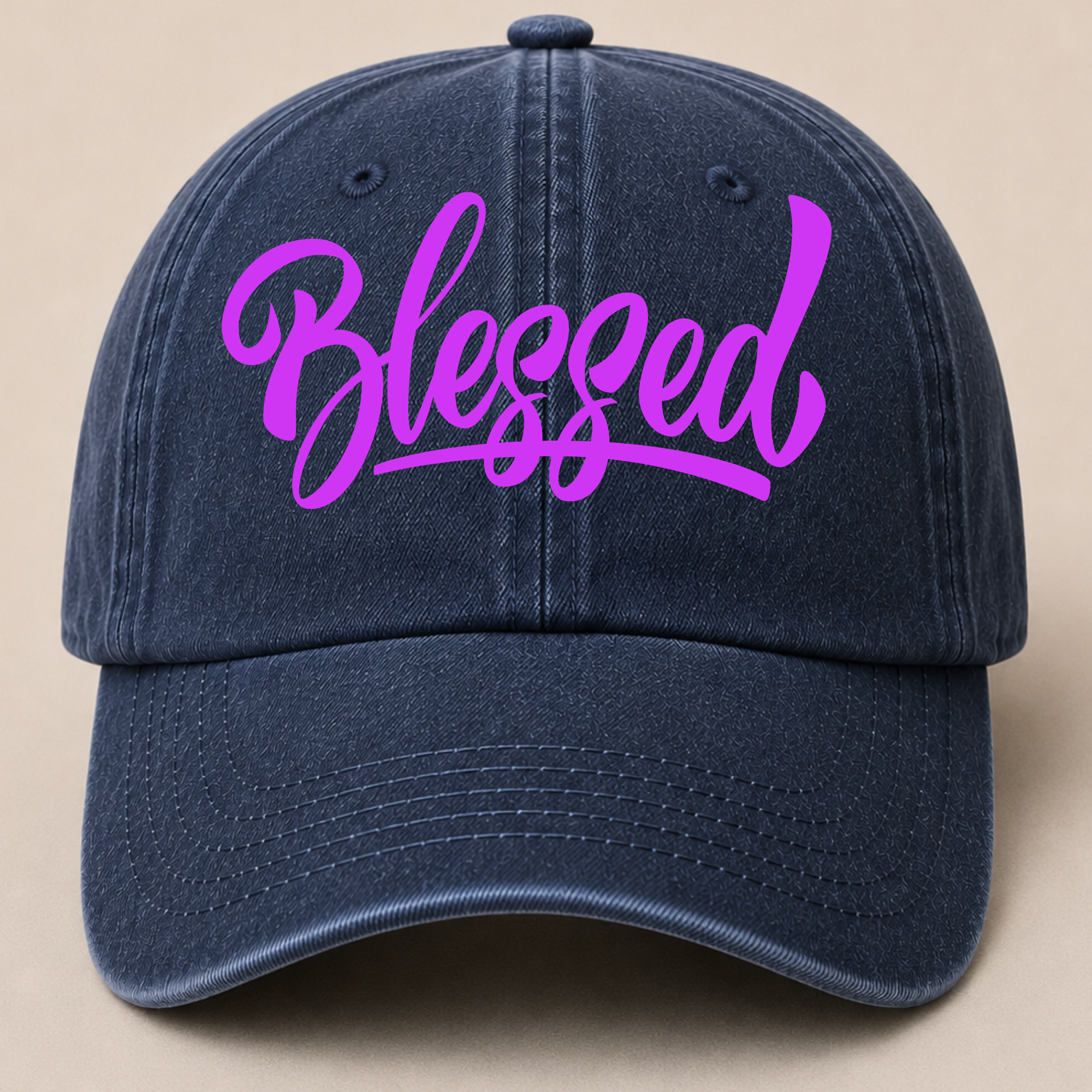 Retro Washed Neutral Cap - Women