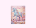 Sparkle Unicorn - Medium Notebook With Bible Text (5"x 7") featuring unique artwork, perfect for personal style and expression.