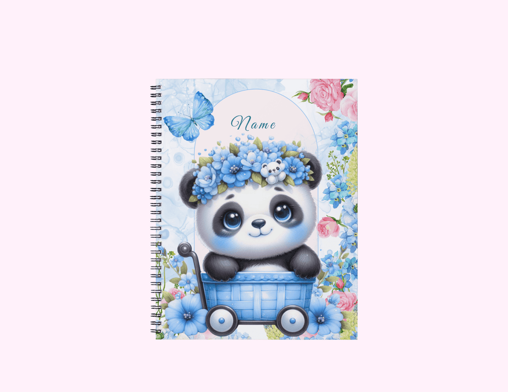 Blue Koala - Medium Notebook With Bible Text (5"x 7") featuring unique artwork, perfect for personal style and expression.