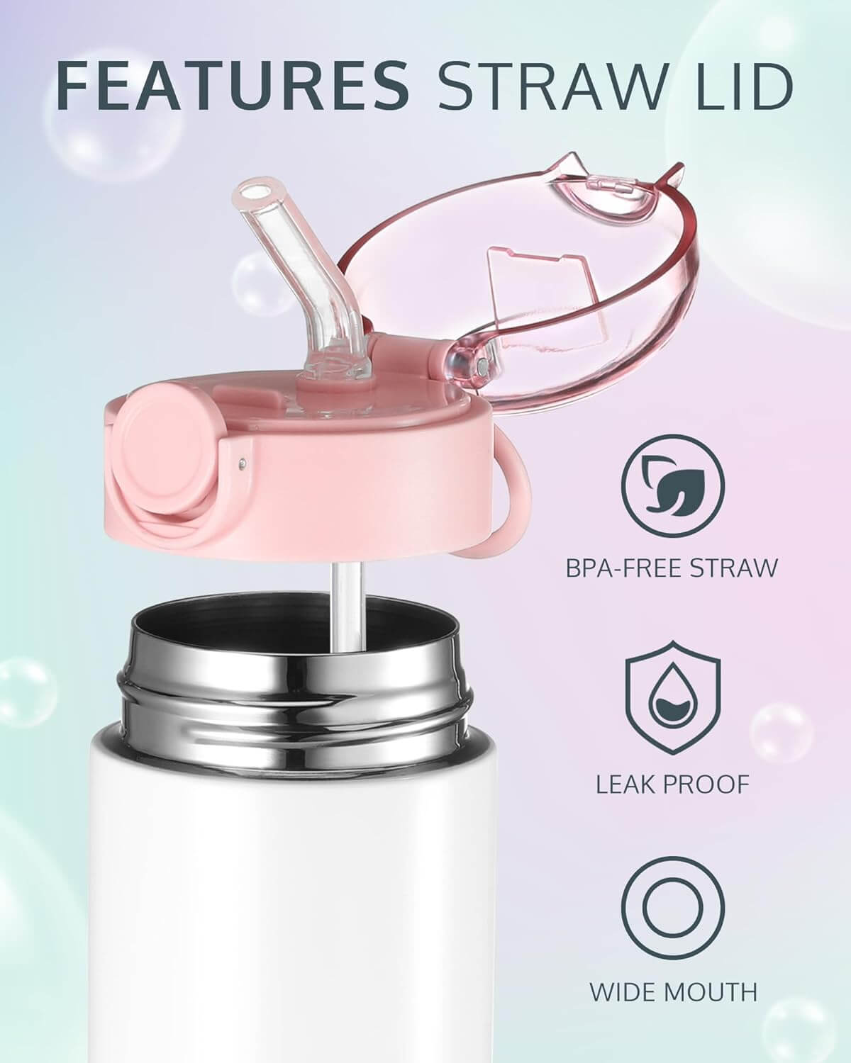 Cute Unicorn - Kids Tumbler featuring unique artwork, perfect for personal style and expression.