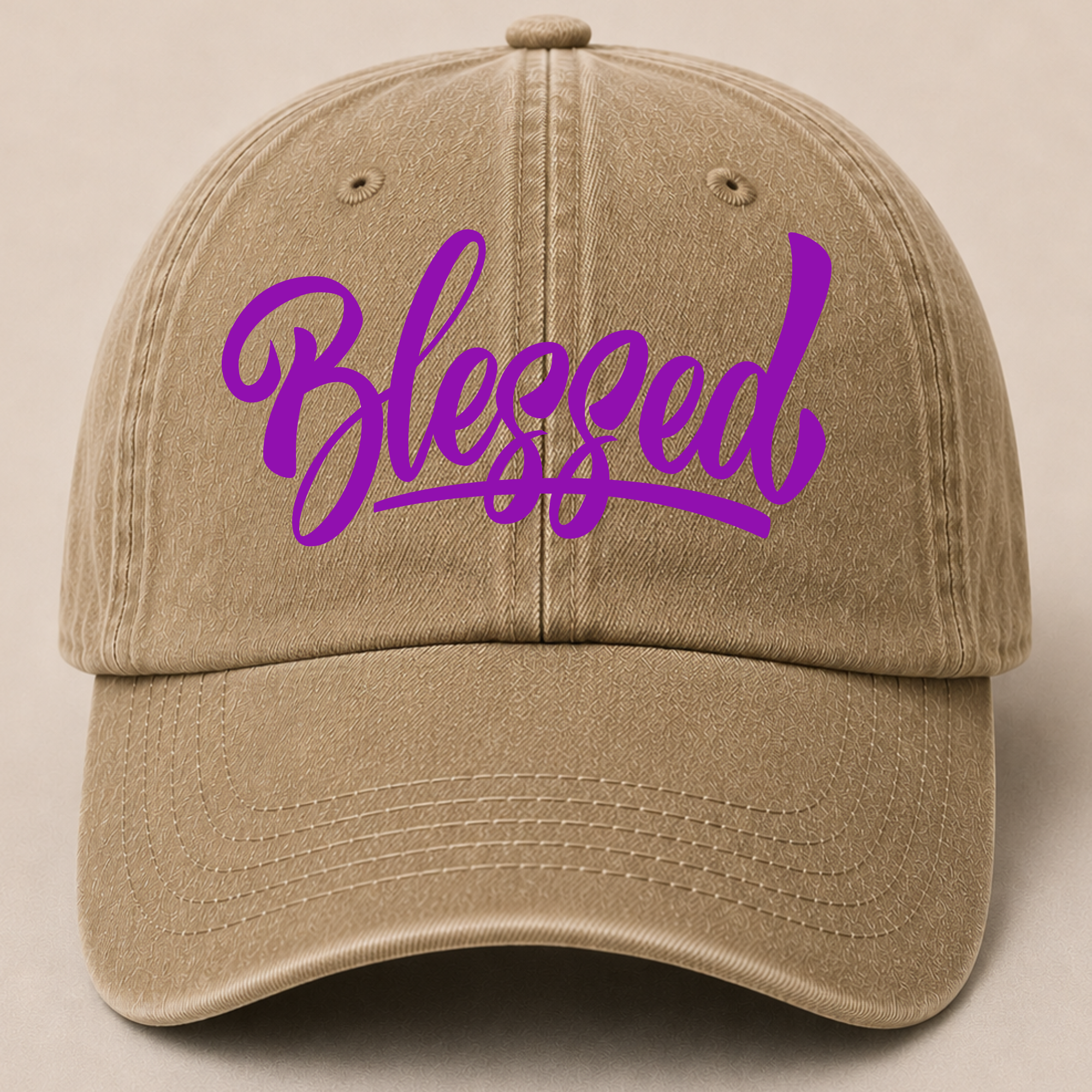 Retro Washed Neutral Cap - Women