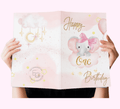 1St Birthday Baby Girl Greeting Cards #3 designed for various occasions, featuring unique artwork and messages.