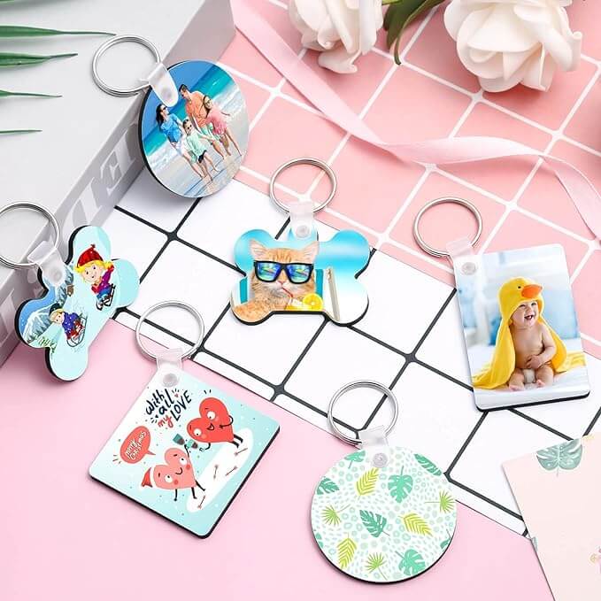 Custom Keychain featuring unique artwork, perfect for personal style and expression.
