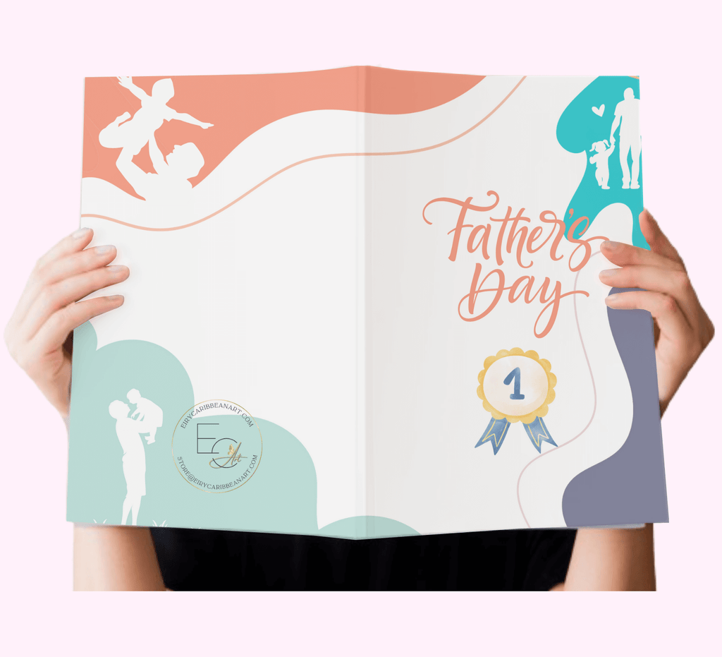 Father's Day Greeting Cards #7 designed for various occasions, featuring unique artwork and messages.