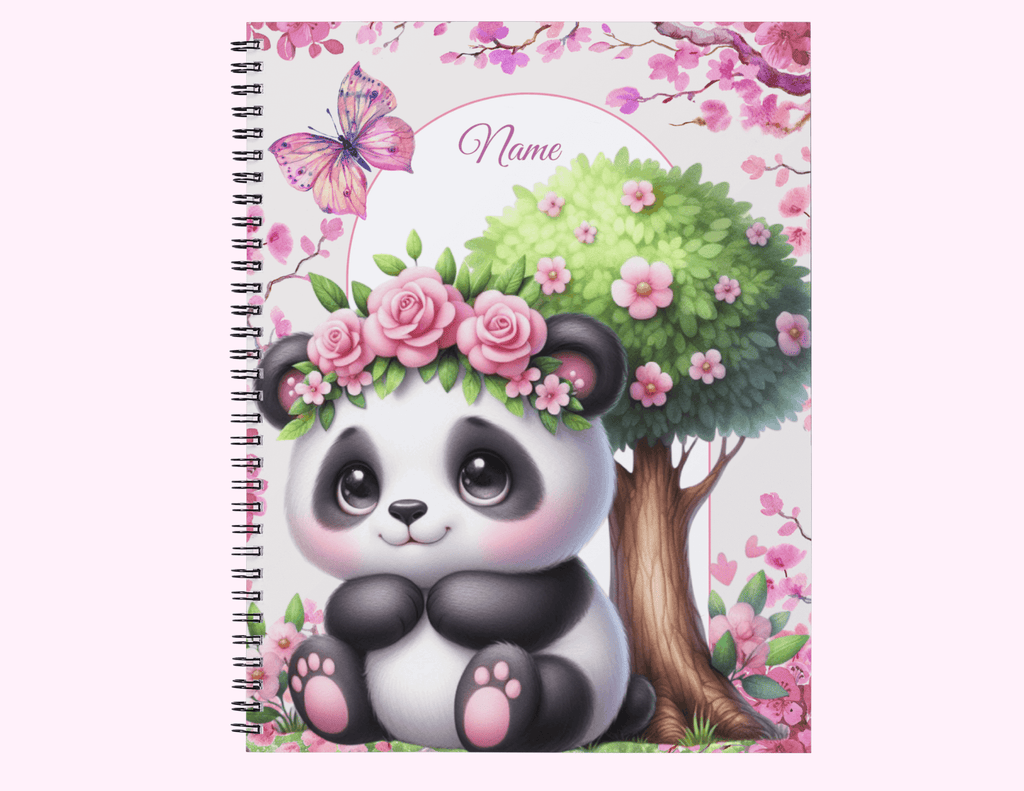 Pink Koala - Large Sketchbook With Bible Text (8.5"x 11") featuring unique artwork, perfect for personal style and expression.