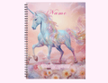 Sparkle Unicorn - Large Notebook With Bible Text (8.5"x 11") featuring unique artwork, perfect for personal style and expression.