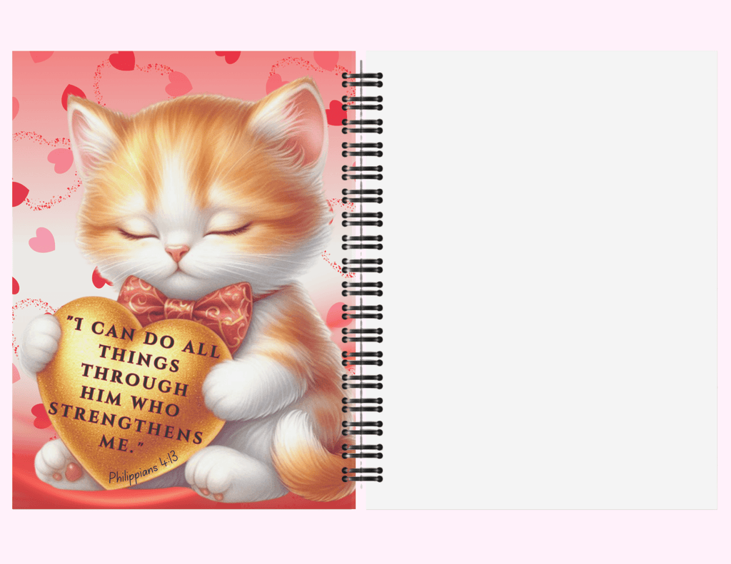 You Are Loved - Large Sketchbook With Bible Text (8.5"x 11") featuring unique artwork, perfect for personal style and expression.