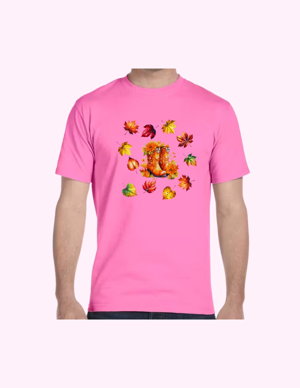 Autumn On Boots - Adult T-Shirt