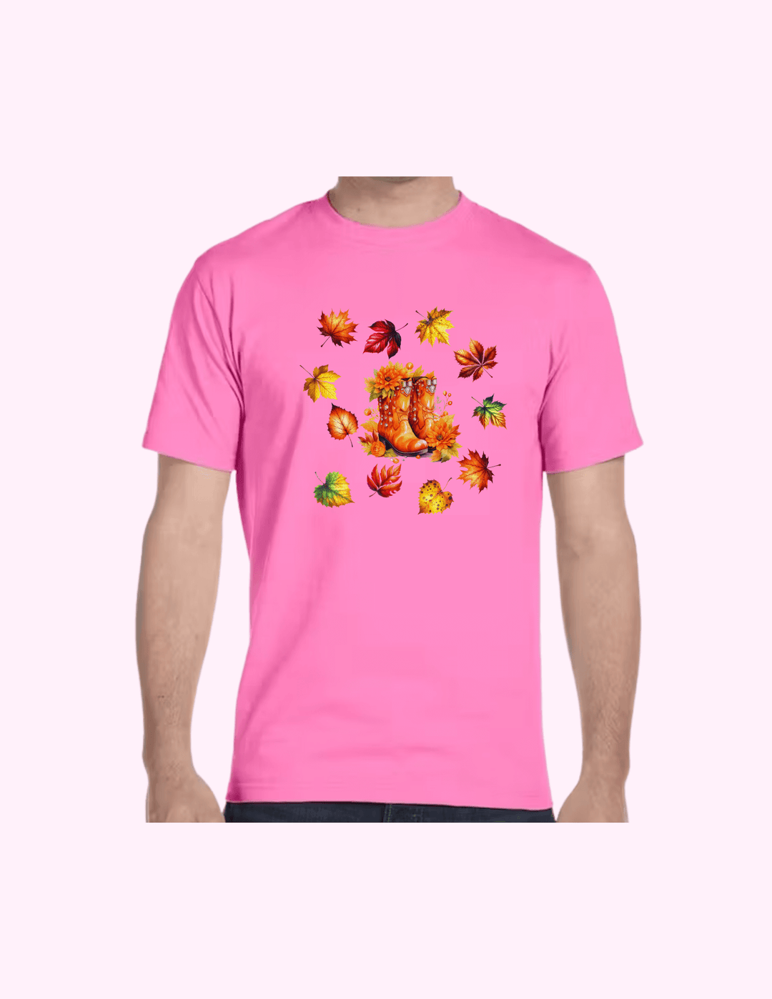 Autumn On Boots - Adult T-Shirt