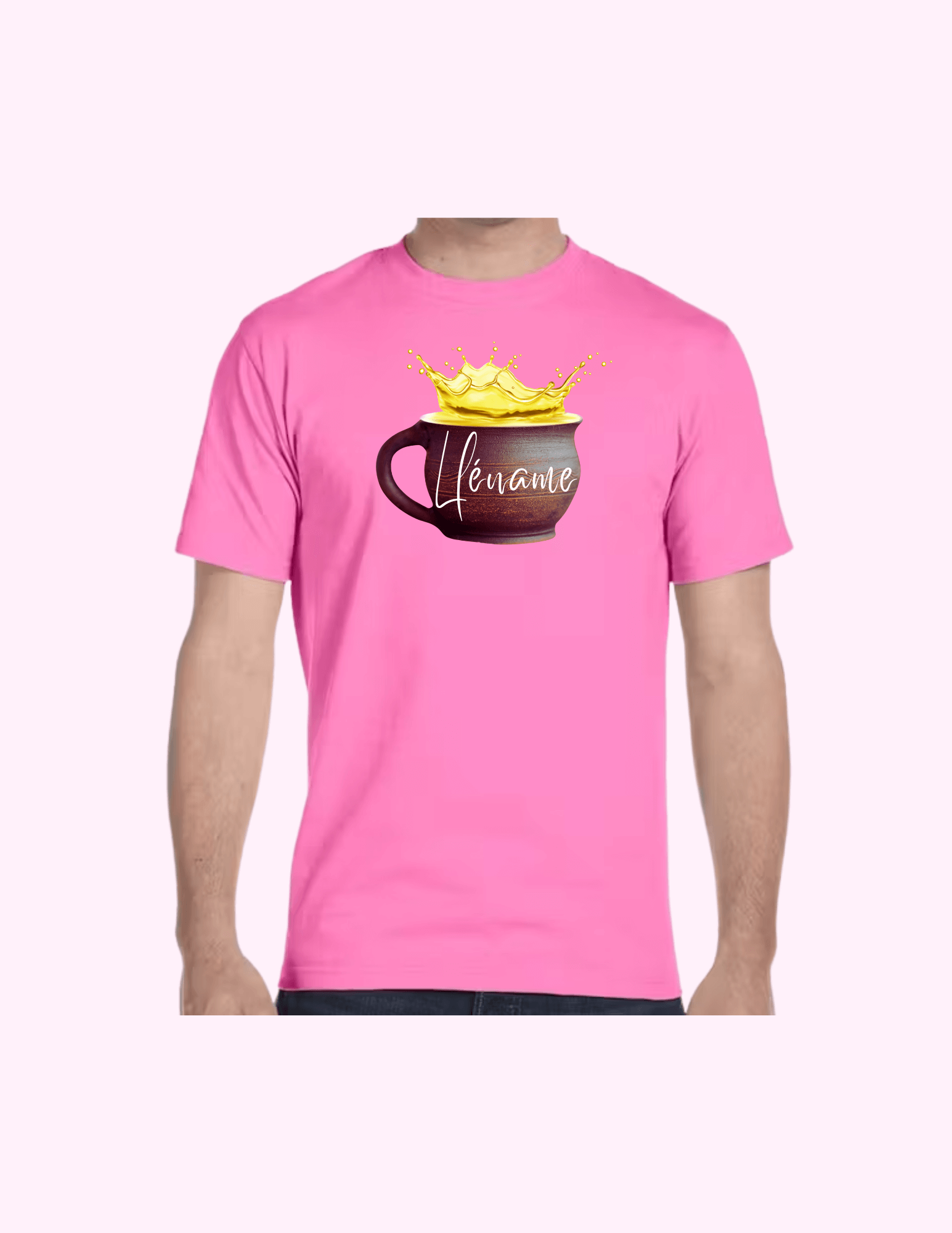 Lléname - Adult T-Shirt featuring unique artwork, perfect for personal style and expression.