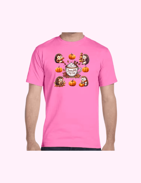 Jesus Fills My Cup - Adult T-Shirt