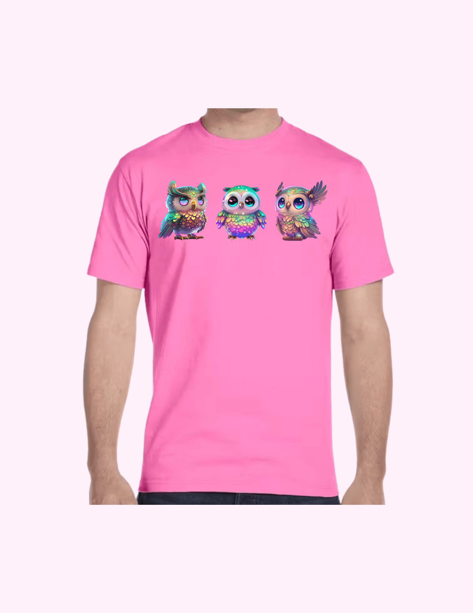 Owls - Adult T-Shirt featuring unique artwork, perfect for personal style and expression.