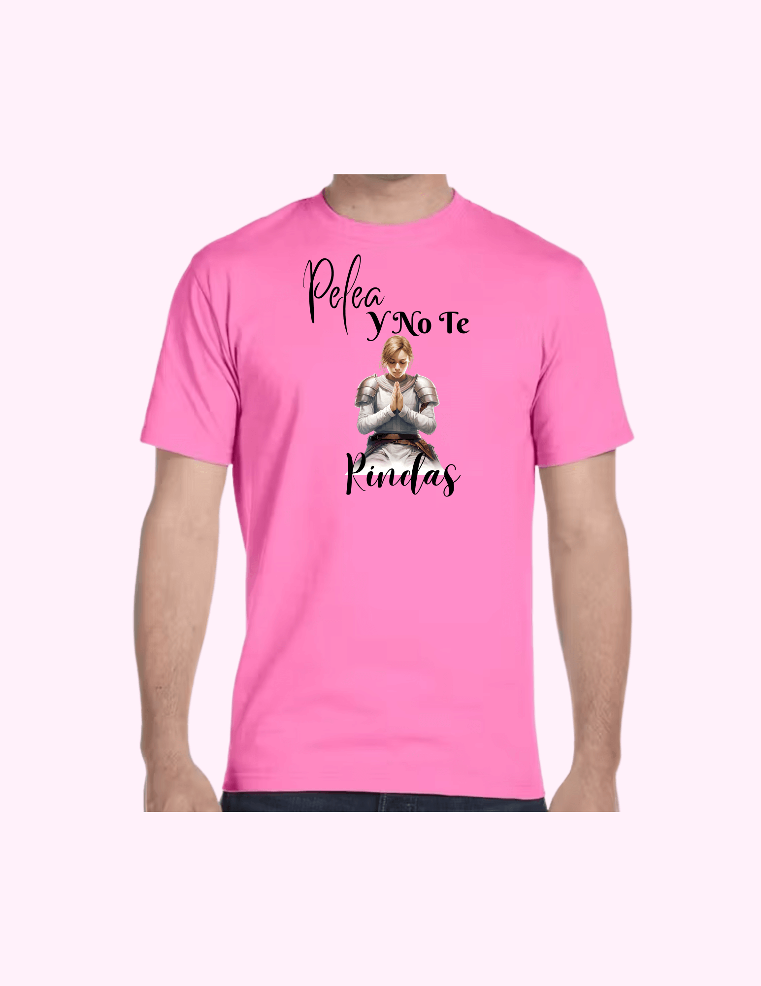 Pelea Y No Te Rindas (Woman) - Adult T-Shirt featuring unique artwork, perfect for personal style and expression.
