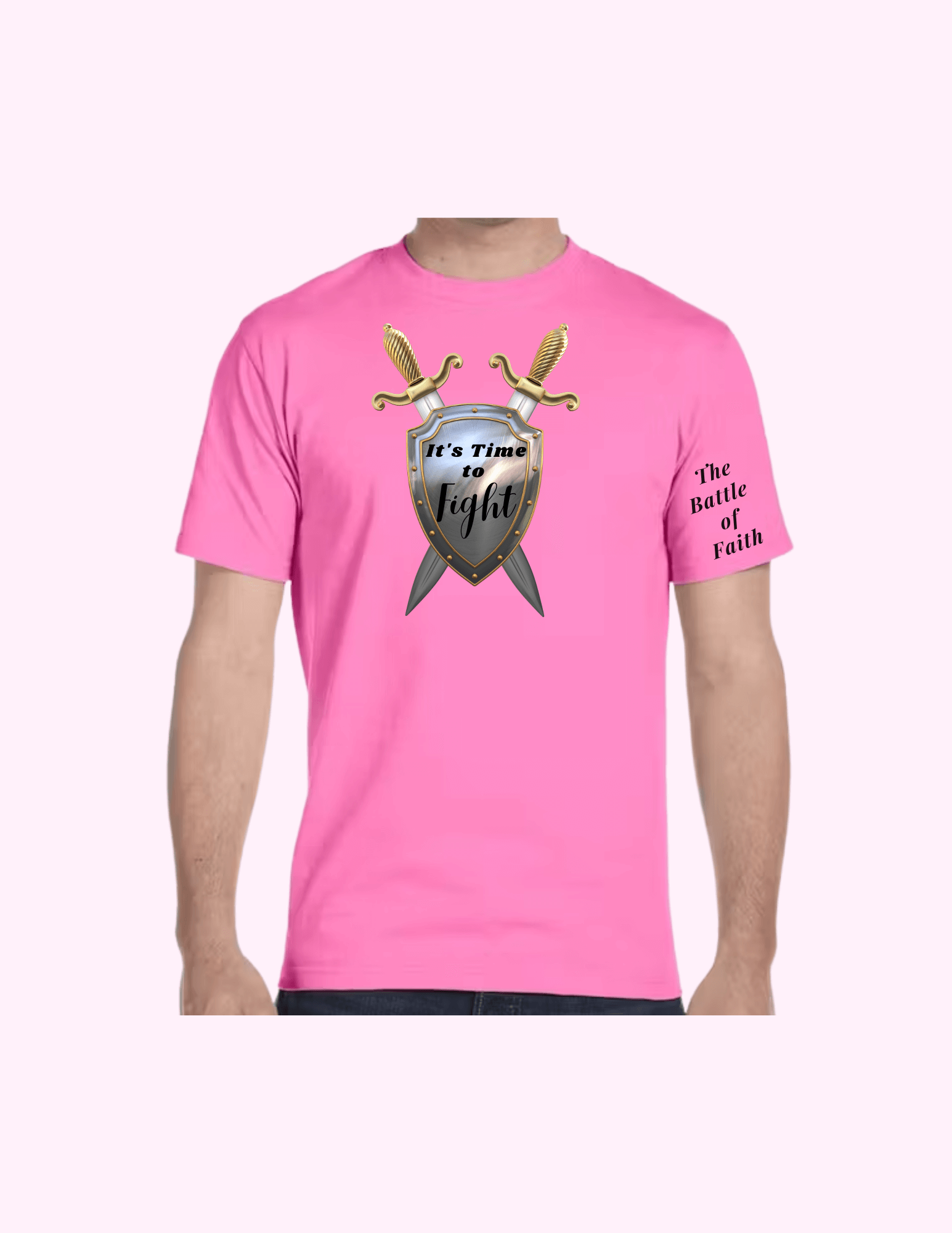 It's Time To Fight - Adult T-Shirt featuring unique artwork, perfect for personal style and expression.