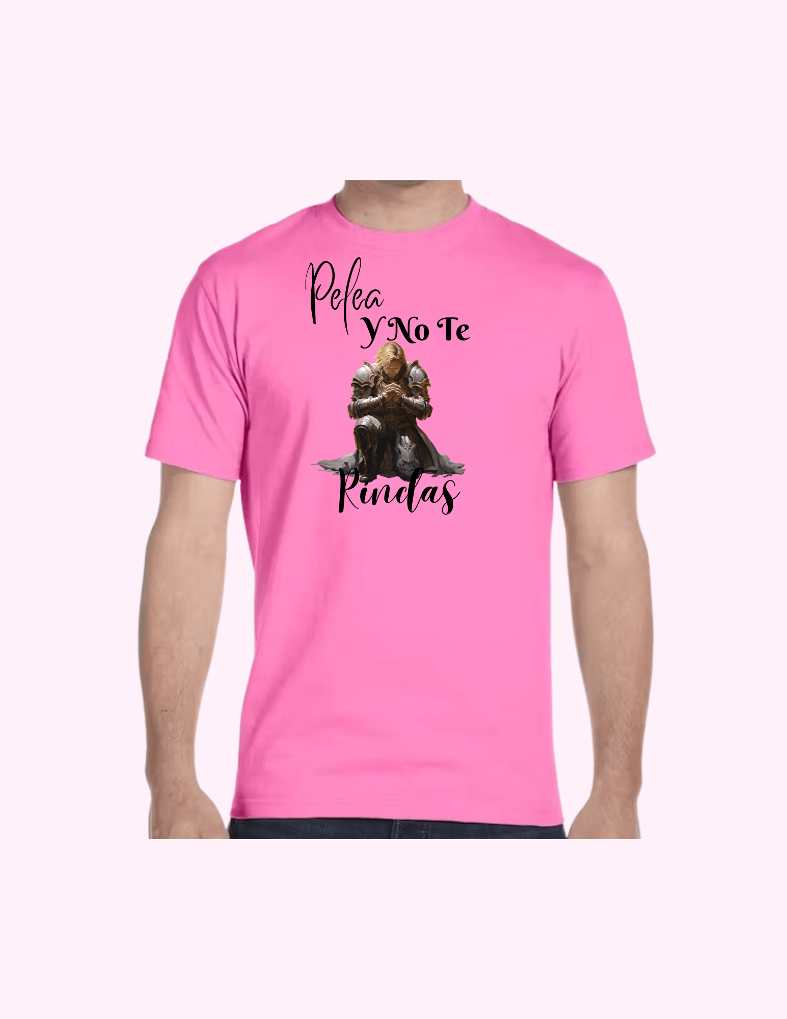 Pelea Y No Te Rindas (Hombre) - Adult T-Shirt featuring unique artwork, perfect for personal style and expression.