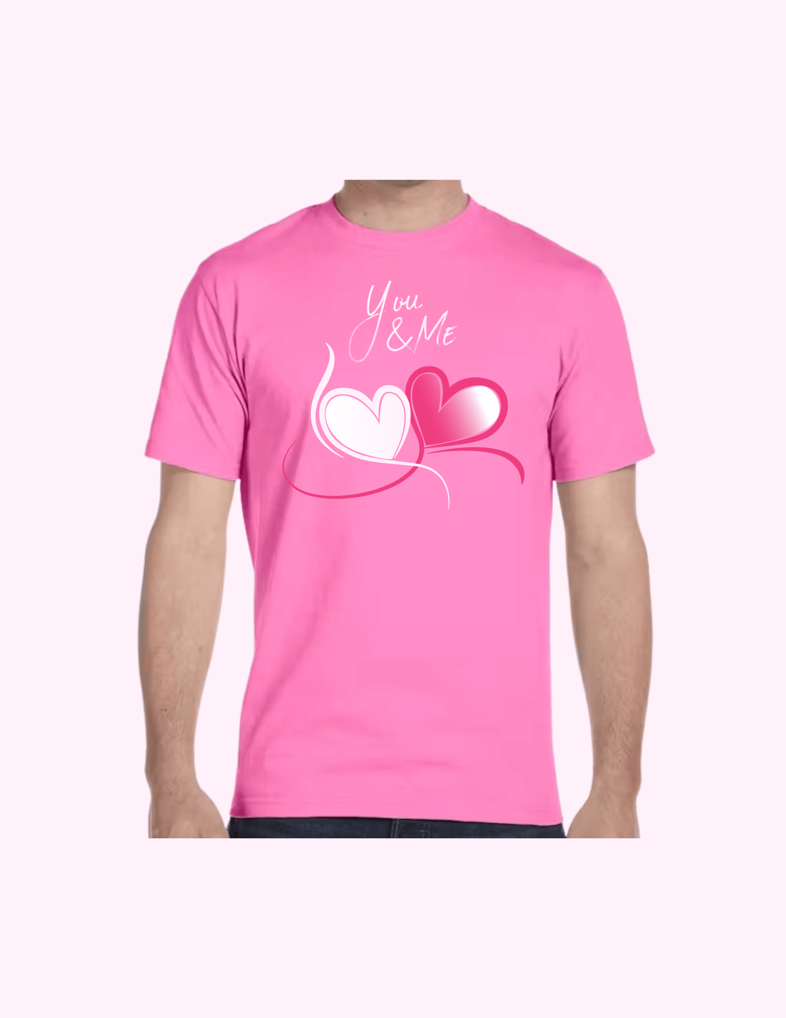 You & Me - Adult T-Shirt featuring unique artwork, perfect for personal style and expression.