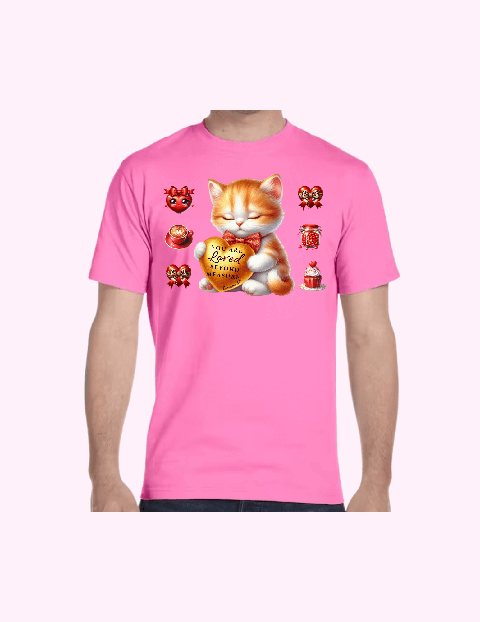 You Are Loved - Adult T-Shirt featuring unique artwork, perfect for personal style and expression.