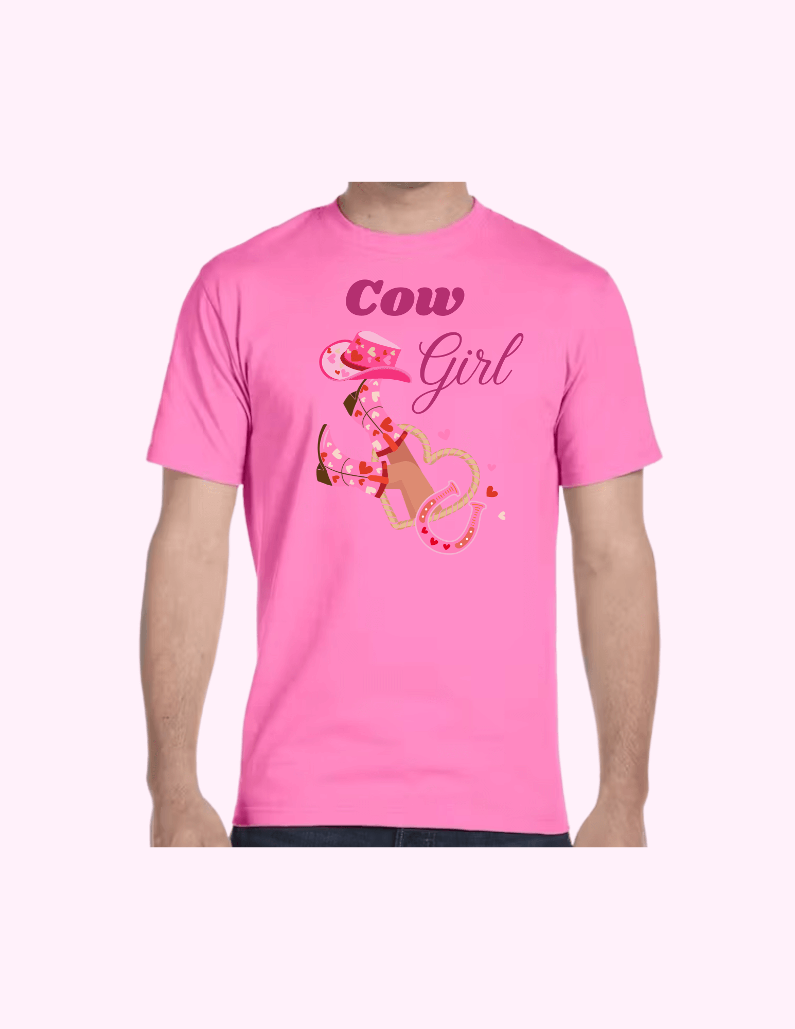 Cowgirl - Adult T-Shirt featuring unique artwork, perfect for personal style and expression.