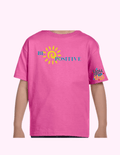 Be Positive - Kids T-Shirt featuring unique artwork, perfect for personal style and expression.