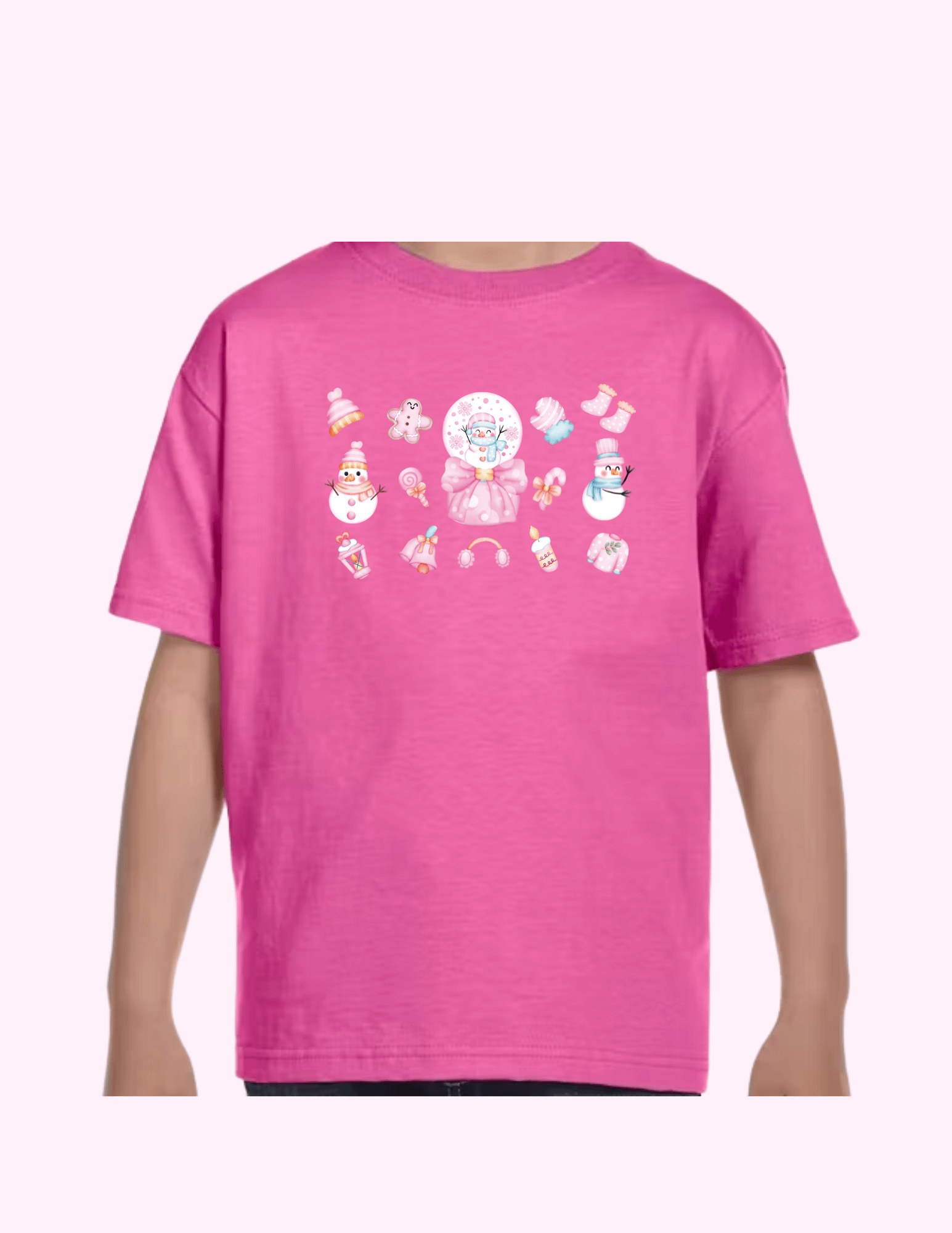 Pink Snow - Kids T-Shirt featuring unique artwork, perfect for personal style and expression.