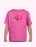 Caribbean Flower - Kids T-Shirt featuring unique artwork, perfect for personal style and expression.