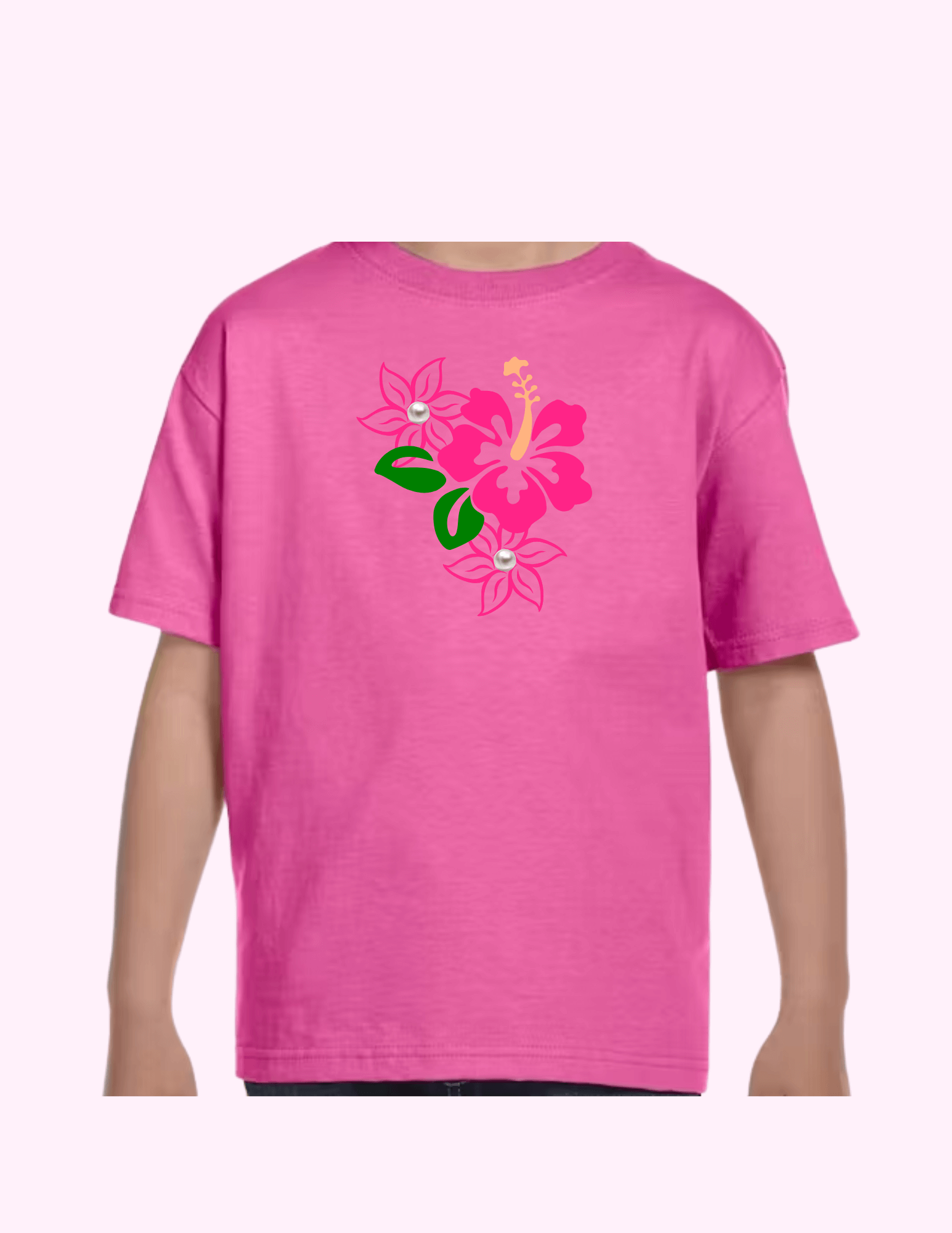 Caribbean Flower - Kids T-Shirt featuring unique artwork, perfect for personal style and expression.